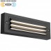 Φωτιστικό Επίτοιχο LED 6W 230V CCT Πλαστικό Μαύρο IP65 7864